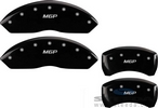 Caliper Covers - Glossy Black w/ MGP logo - Front and Rear